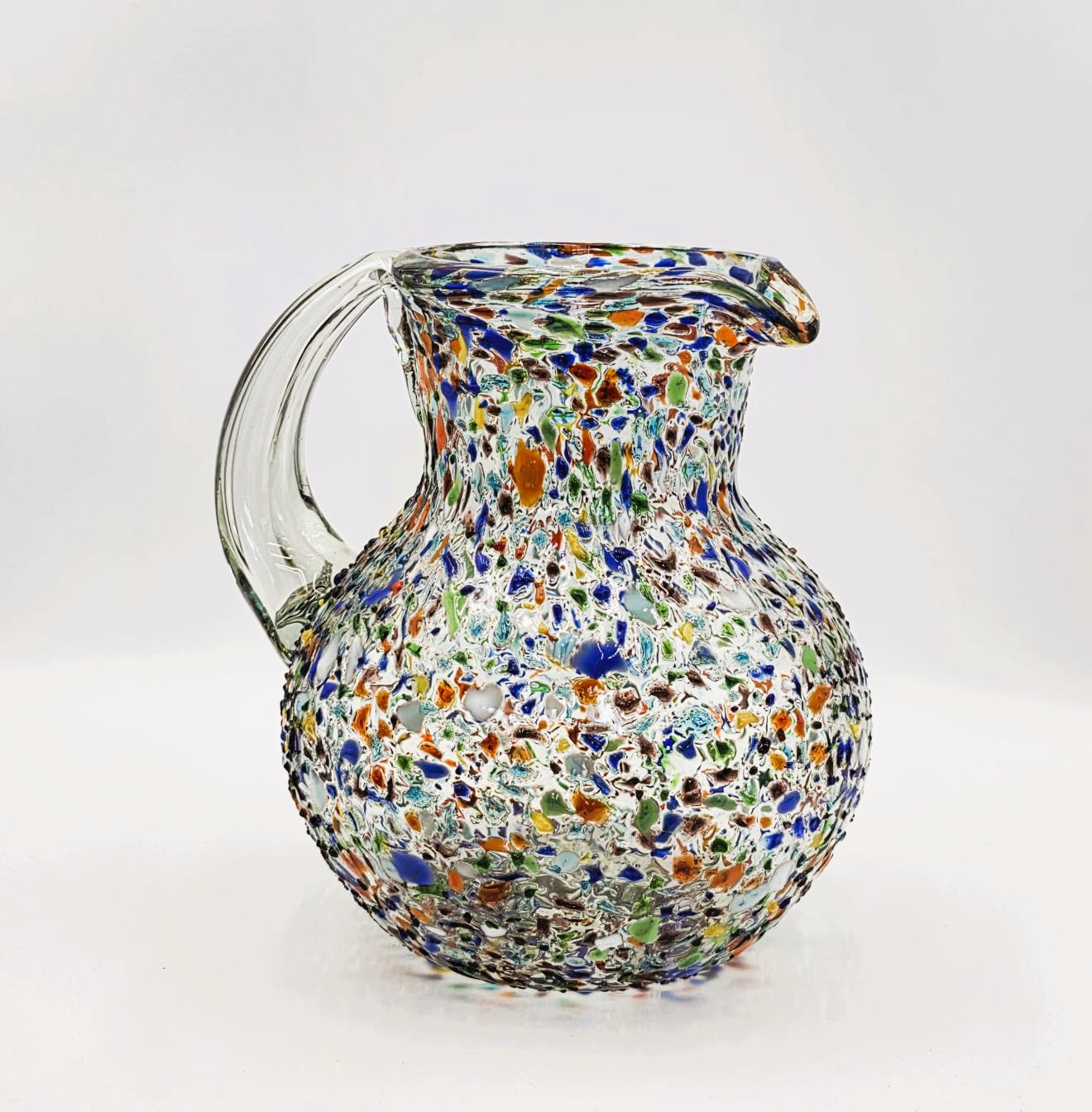 SET DE JARRA Y VASOS MODELO GRANIZADO CARMEN (1JARRA, 6 PZ DE VASO)