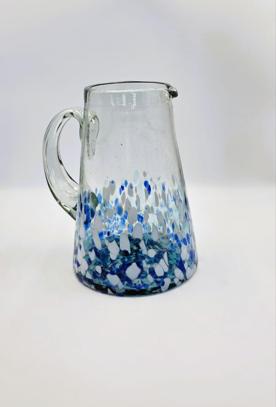 SET DE JARRA Y VASOS MODELO PINTAS BLUE (1 JARRA, 6 PZ DE VASO)