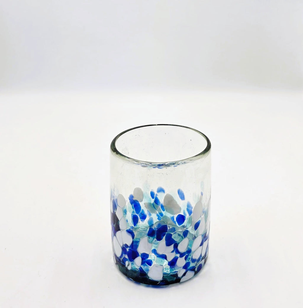 SET DE JARRA Y VASOS MODELO PINTAS BLUE (1 JARRA, 6 PZ DE VASO)