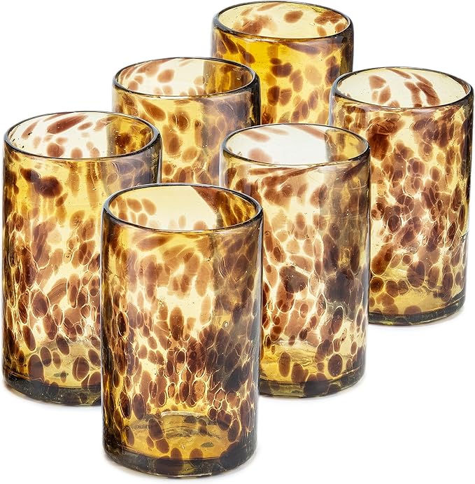 SET DE 6 VASOS MODELO CAREY + (INCLUYE REGALO)