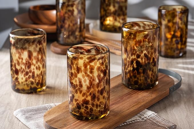 SET DE 6 VASOS MODELO CAREY + (INCLUYE REGALO)