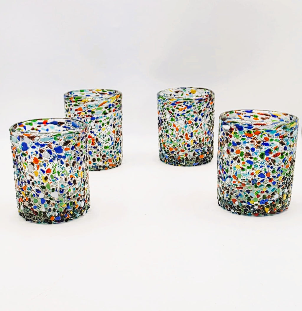 SET DE JARRA Y VASOS MODELO GRANIZADO CARMEN (1JARRA, 6 PZ DE VASO)