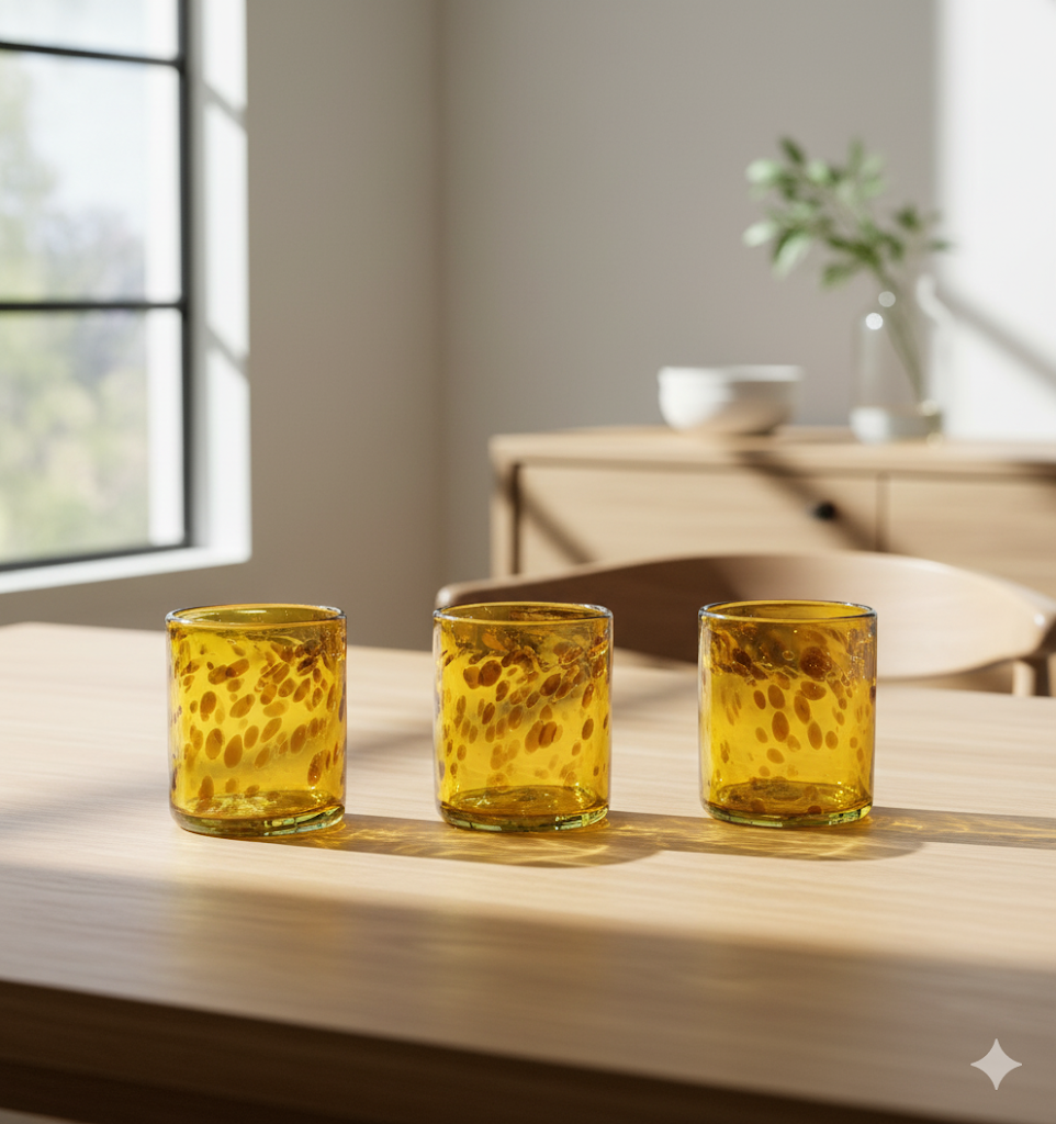 SET DE 6 VASOS MODELO CAREY +(INCLUYE REGALO)